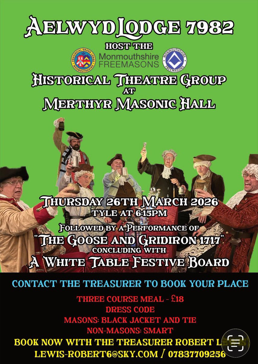 Monmouthshire Freemasons tweet media