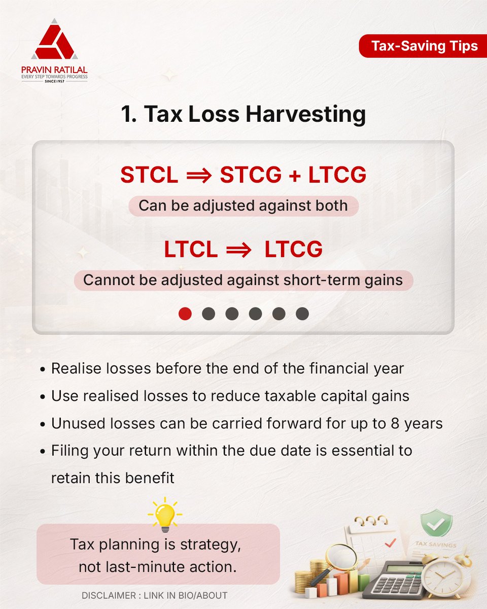 pravinratilal_'s tweet photo. Selling is easy
Selling smart is strategy

Many investors time the market.
Smart investors time the tax impact.

A little #planning today can protect more of your returns tomorrow.

Because real #wealth isn’t just what you earn-it’s what you keep.

#TaxSmart #CapitalGains https://t.co/eUcOOcYZkE