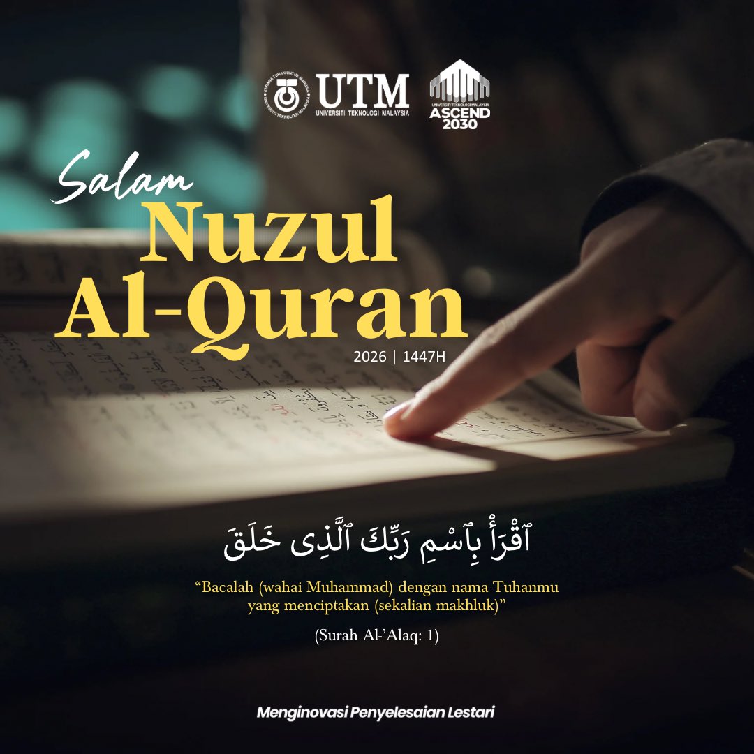 Universiti Teknologi Malaysia (UTM) tweet media