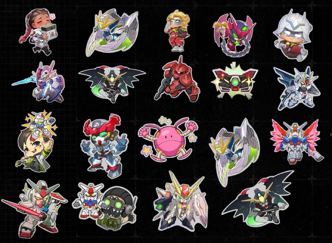 Apex x ガンダム 【実装予定のステッカー 一覧】リーク 引用HYPERMYSTx