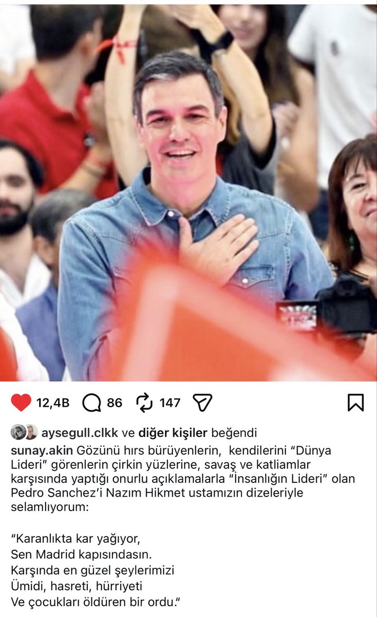 Lavin_ya's tweet photo. @sanchezcastejon  ♥️♥️♥️ https://t.co/JMDSR1rw6M