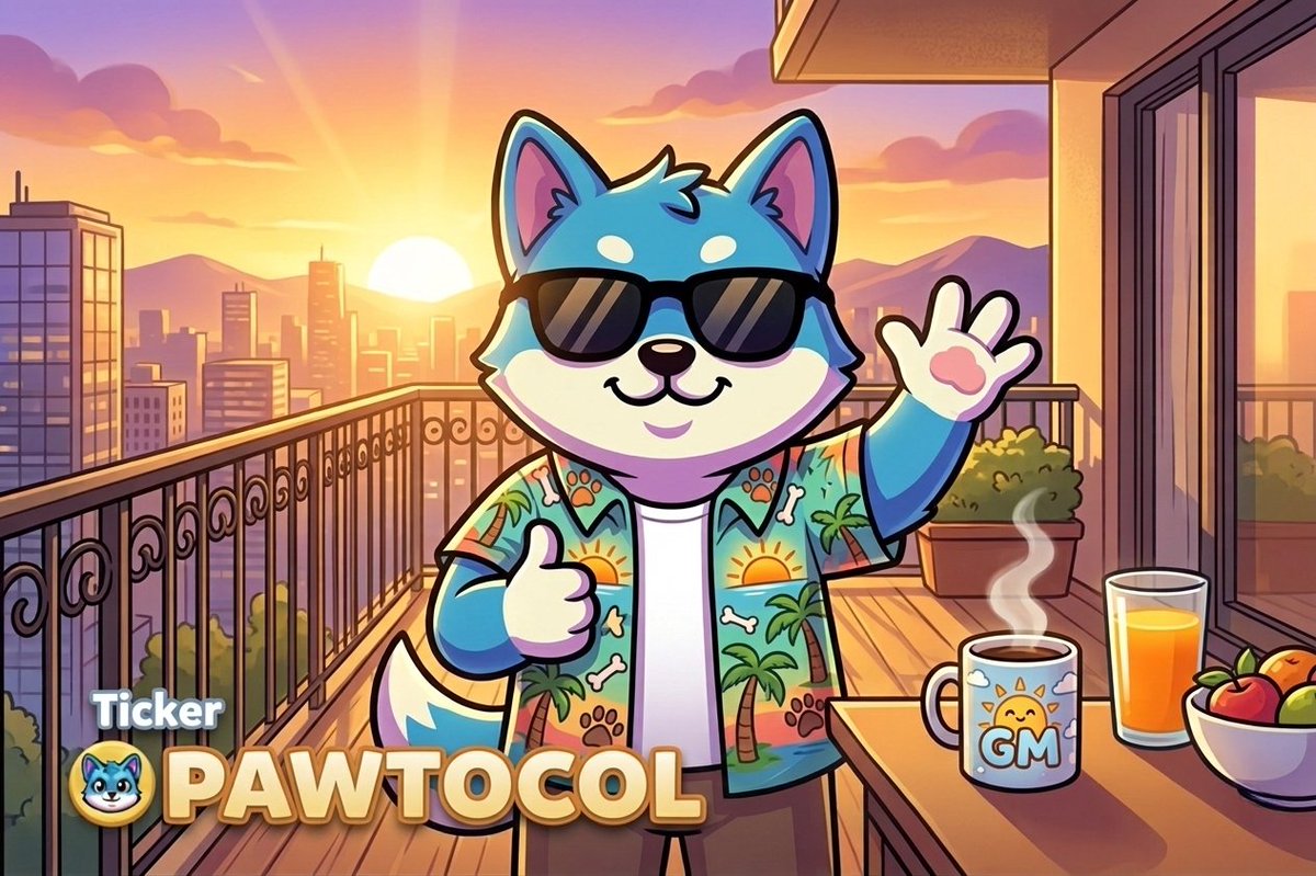 GM fam! ☀️

🚀 $PAWTOCOL is heading to #Binance   

💎 Presale is LIVE now!

👉 Buy here: pawtocol.site *(min 0.5 SOL)*
or send directly to:
ByvLmYDxSBZ6gPcZudeSRs3PNWoty5Zcji4gGYx2LVNk *(no minimum)*

📊 Rates:
0.5 SOL = 25M
1 SOL = 50M
2 SOL = 100M

🔥 Buy 5+ SOL =