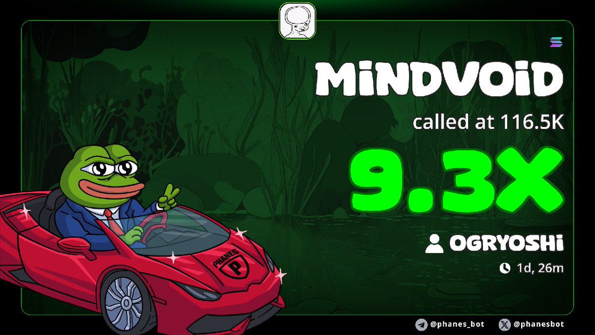 OGRyoshi's tweet photo. MindVoid Coin #MINDVOID 🔥 update

MindVoid touch ath after I post and hit a clean #9x+ while 2x-3x from my post. Then after jeeted hard but now manage to recover, slowly moving up. Solid narrative like this, I think will run more. Dyor, if u want to in, watch ur entries.

9VYUuSVZGw82Nz8rcSix4x4zurBmvkfiKtyvYCY4pump

https://t.co/dsU7dgTyN6

https://t.co/Y2YdqjuAuP