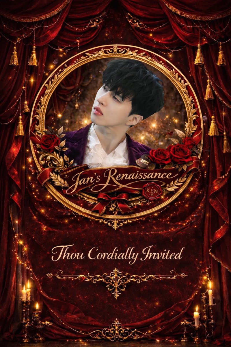 MyGlory0406's tweet photo. 2026 이재환 생일 카페 이벤트

━⊱☆ 𝑱𝒂𝒏'𝒔 𝑹𝒆𝒏𝒂𝒊𝒔𝒔𝒂𝒏𝒄𝒆 : Main Poster
━⊱☆ 쟌's 르네상스 : 메인포스터

━⊱☆ 2026.04.06.(MON) 12:00~20:00 
━⊱☆ 한날한빛 : 서울 마포구 와우산로23길 35-8, 2층

#KEN_MY_GLORY 
#모든_별빛이_모여_그대의_영광이_되다 
@jaehwany0406 https://t.co/seTJqrMEzv
