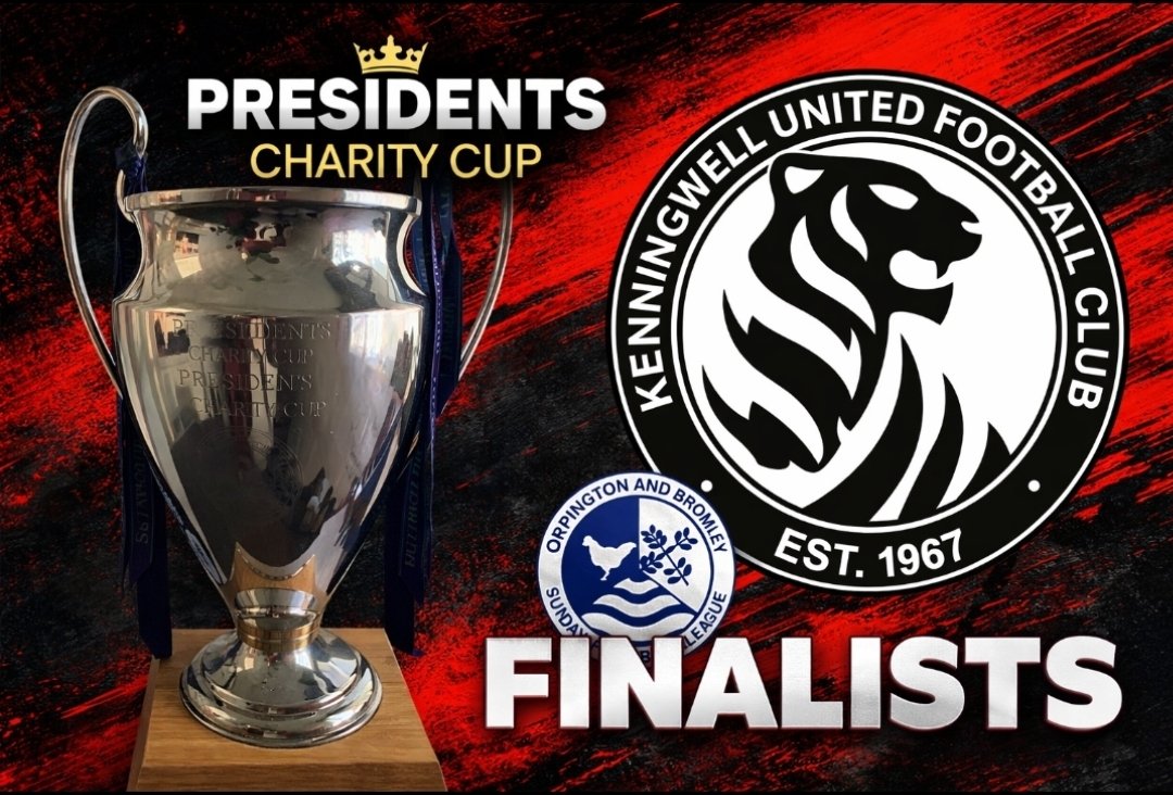 KenningwellFC's tweet photo. The Tigers are back in another Final in late May @bromleyfc
Who will they face, time will tell after this weekend.
@TheWarrenAFC or @FcBickley in the other S/F @OBDSFL
One thing for sure the Tigers will be there.
#ANNOTIGRE π― https://t.co/yILHDLHO75