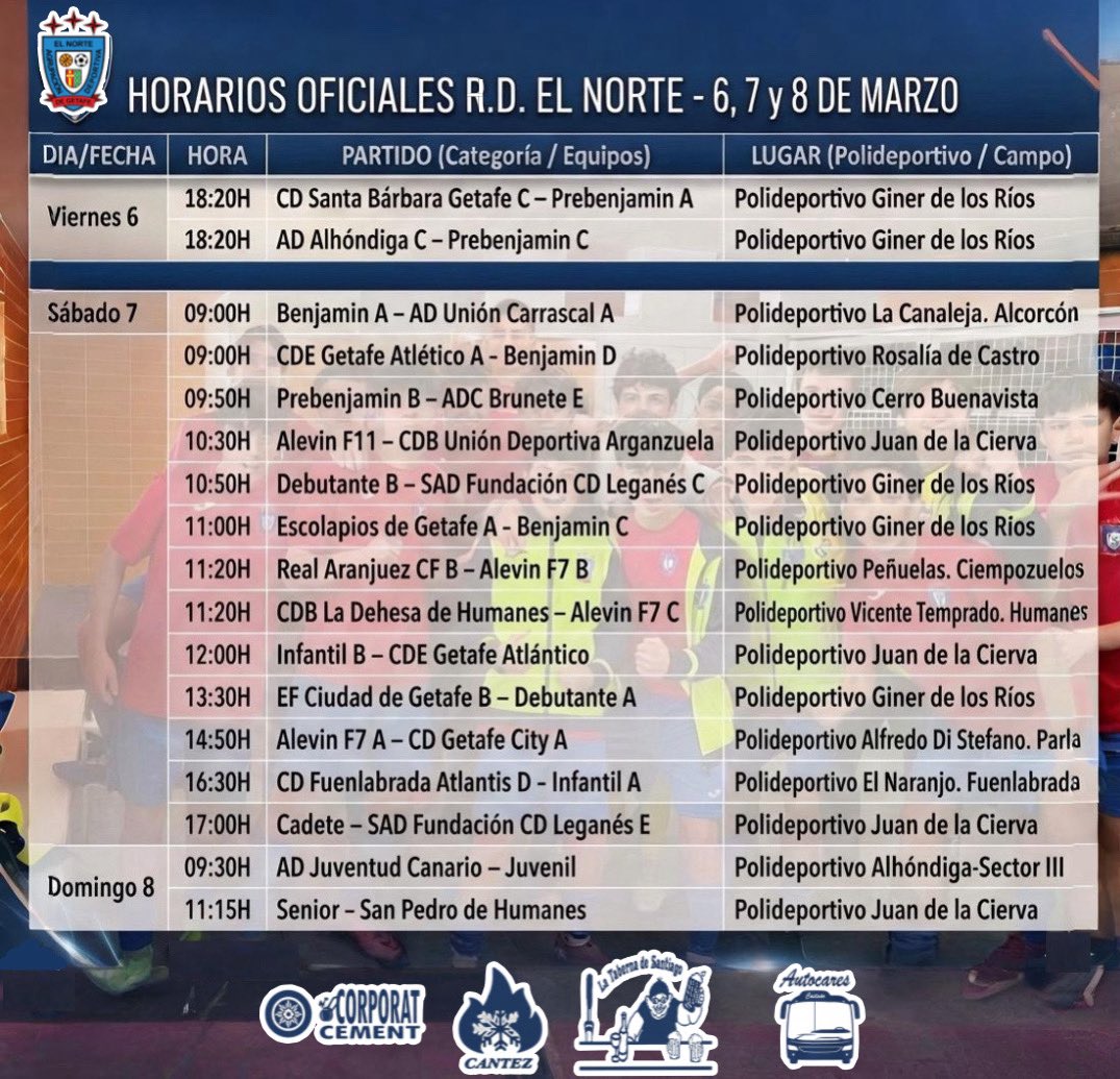HORARIOS 6, 7 Y 8 DE MARZO 

adelnorte.com/horarios/horar…
