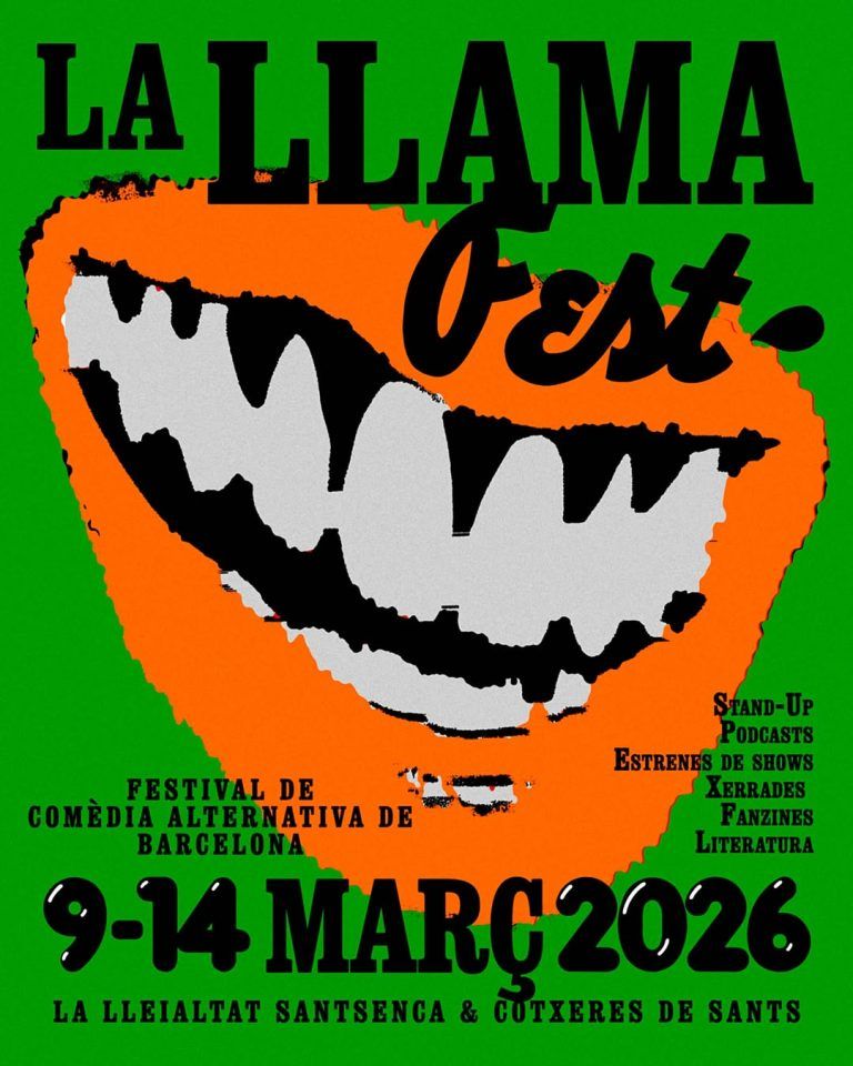 🎧 Fent-nos lloc en el món de la comèdia i el "podcasteig"!

🆓 Aquest any ens podreu veure per primera vegada de forma gratuïta a la <a href="/LaLlamaFest/">La Llama Fest</a>!
🗓️ 13 de març
🕕 18:00
📍 Lleialtat Santsenca

🎟️Entrades per la resta del festival i més informació aquí ➡️ lallamafest.com