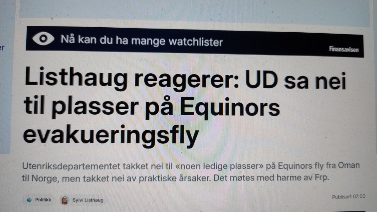 "Nei takk, vi har plass på Lolita Express. "