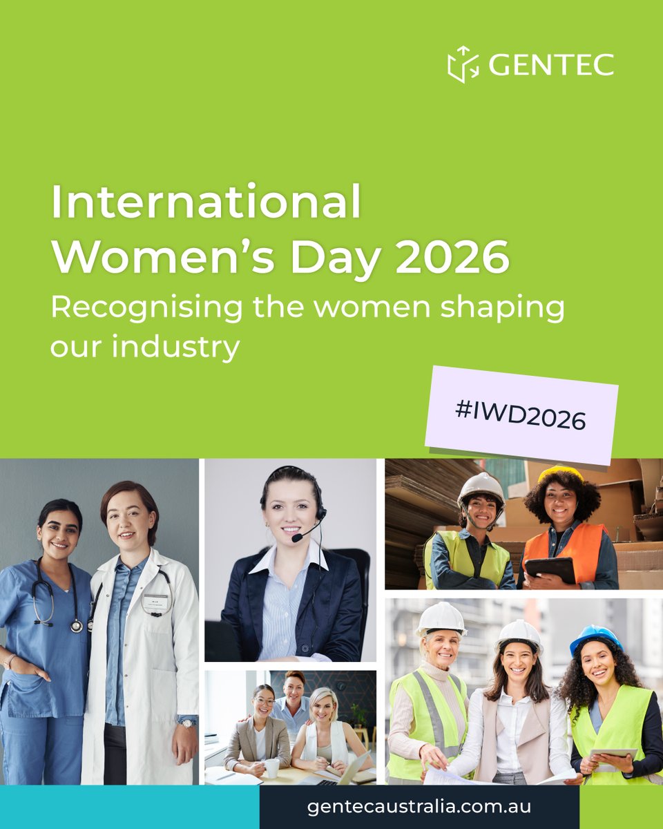 GentecAustralia's tweet photo. This International Women’s Day, we recognise the contributions of women across engineering, design, operations, and support roles within our industry and our team. 

A moment to acknowledge progress, and to continue supporting an inclusive and respectful industry. https://t.co/D2g3FwWsLN