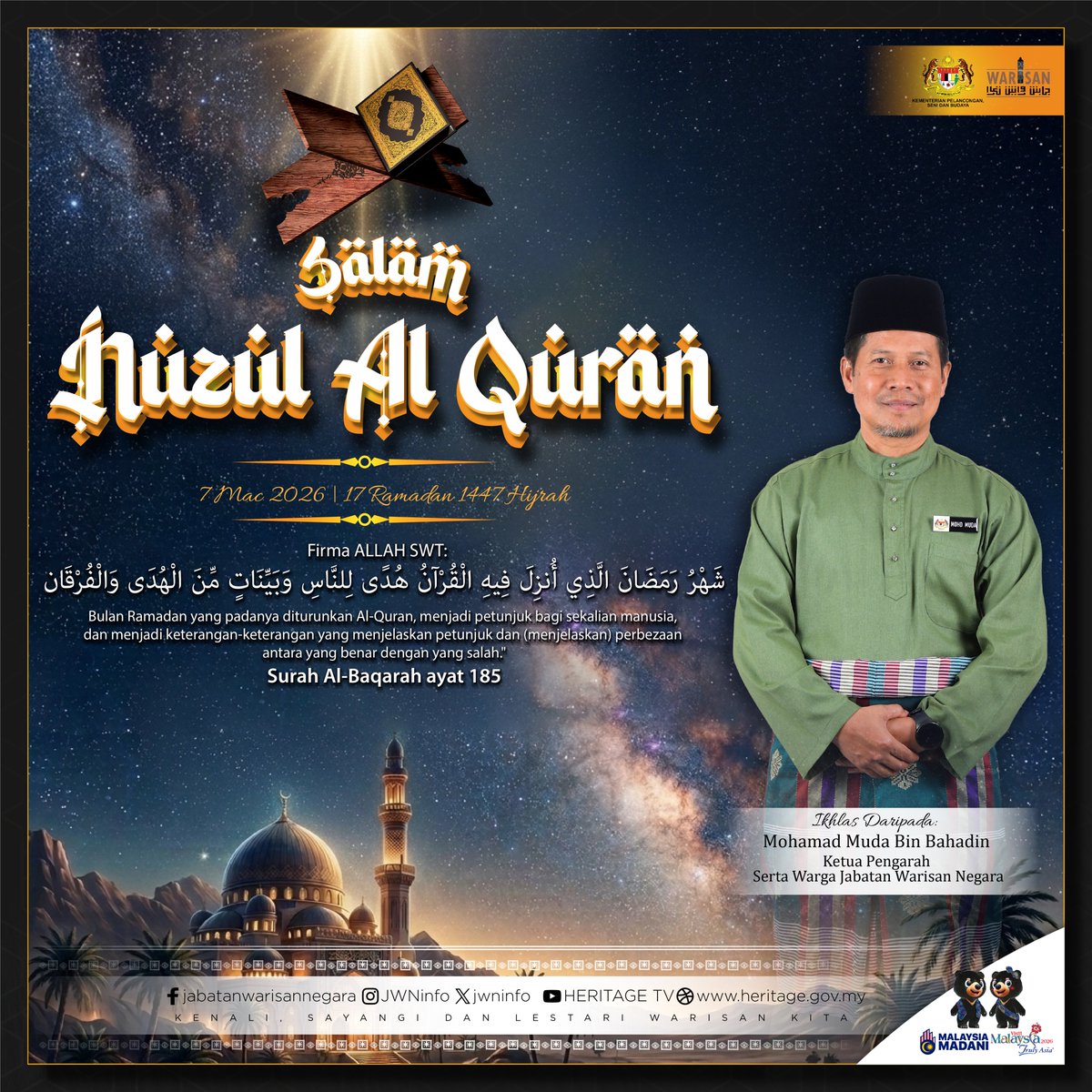 JABATAN WARISAN NEGARA tweet media