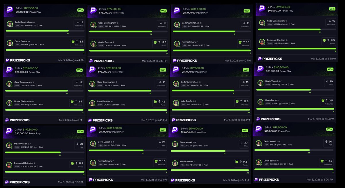 $2,000 to 7 followers that: LIKES + RTs🙂‍↔️

PREMIUM WENT 5/8 ON NBA 2 MAN NUKES👀

I ALSO SWEPT 7/9 TWO MAN NUKES FOR THE FREE DISCORD 🤑

🚨𝙋𝙍𝙀𝙈𝙄𝙐𝙈 𝘿𝙄𝙎𝘾𝙊𝙐𝙉𝙏 𝙇𝙄𝙉𝙆
👉🏽winible.com/aimcdl

#GamblingCommunity #PrizePicksNBA #GamblingTwitter #AimsHQ