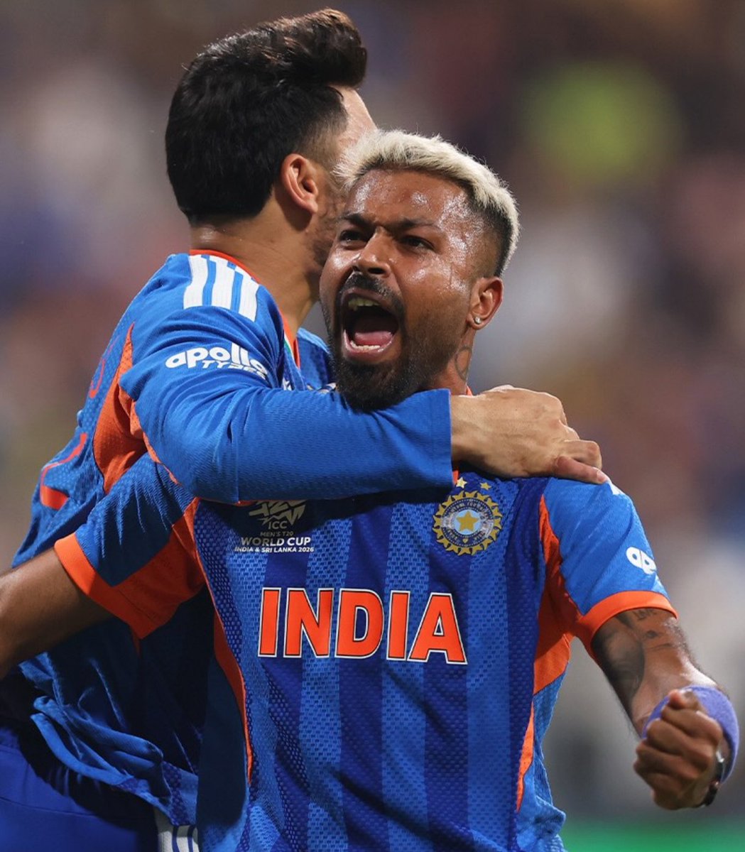 - T20 World Cup Semi Final.
- 27(12) with bat.
- 38/2(4) with ball.
- Wicket of Salt &amp; Sam Curran.
- Runout of Jacob Bethell.
- just 9 runs in the 19th over.

BOX OFFICE PERFORMANCE IN THE BIGGEST STAGE, HARDIK PANDYA 🥹👌