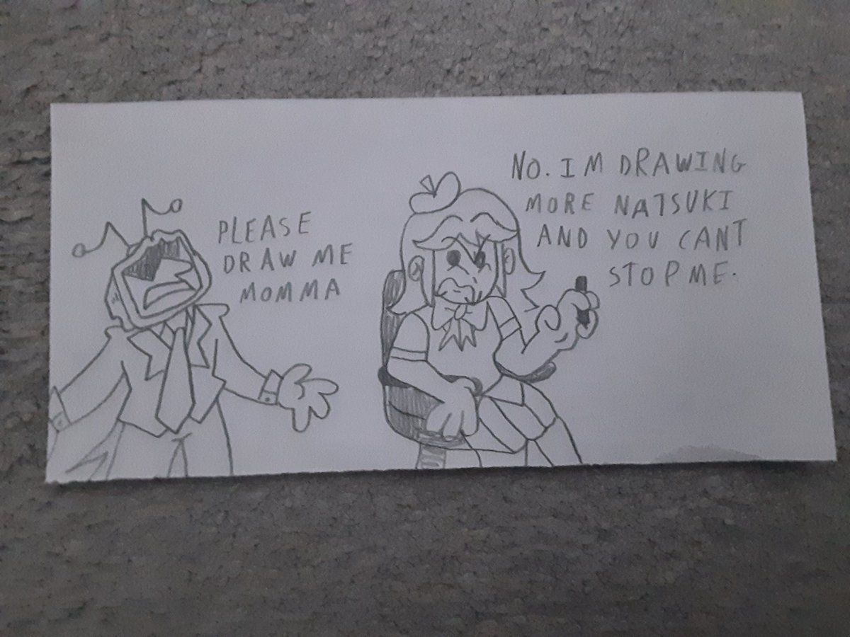 falseskylines95's tweet photo. In light of my recent ddlc brain infection: https://t.co/ItKJOtFzdP