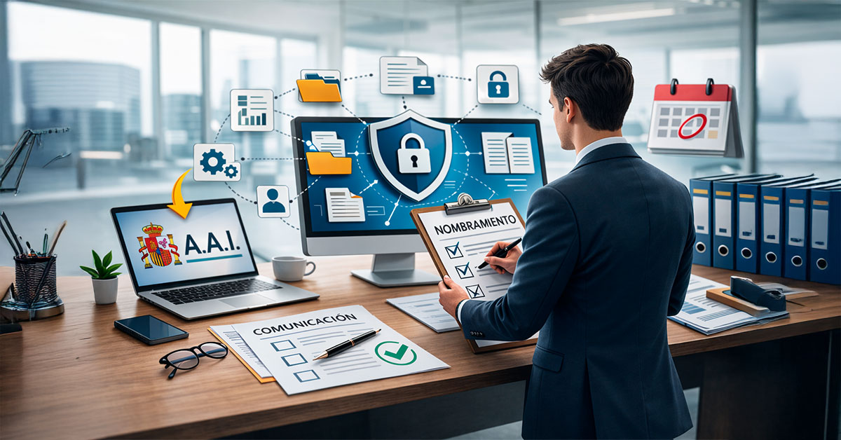 NCSSoftware's tweet photo. Responsable del Sistema Interno de Información. Ya ha comenzado el plazo para comunicar su nombramiento a la A.A.I. Lo tienes en el blog de NCS 👇 https://t.co/fF7Jehqveu https://t.co/ThWykI7vtP