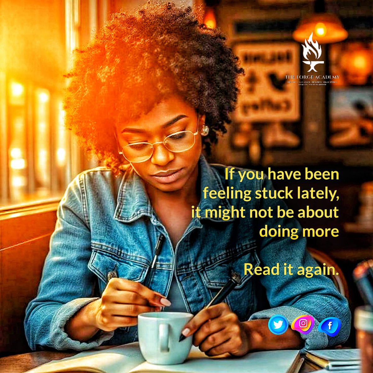 tfa_by_grace's tweet photo. What do you have to say about this? Share with us in the comments.
Follow us for practical growth and writing lessons every young mind needs. GROW. WRITE. BECOME.
.
.
.
#TheForgeByGrace #TheForgeAcademy #ForgedByGrace #TheForgeCommunity #JoinTheForge https://t.co/dmADa2MUVs