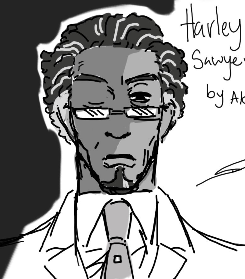 HARLEY IS BLACK REJOICE I SAY REJOICE