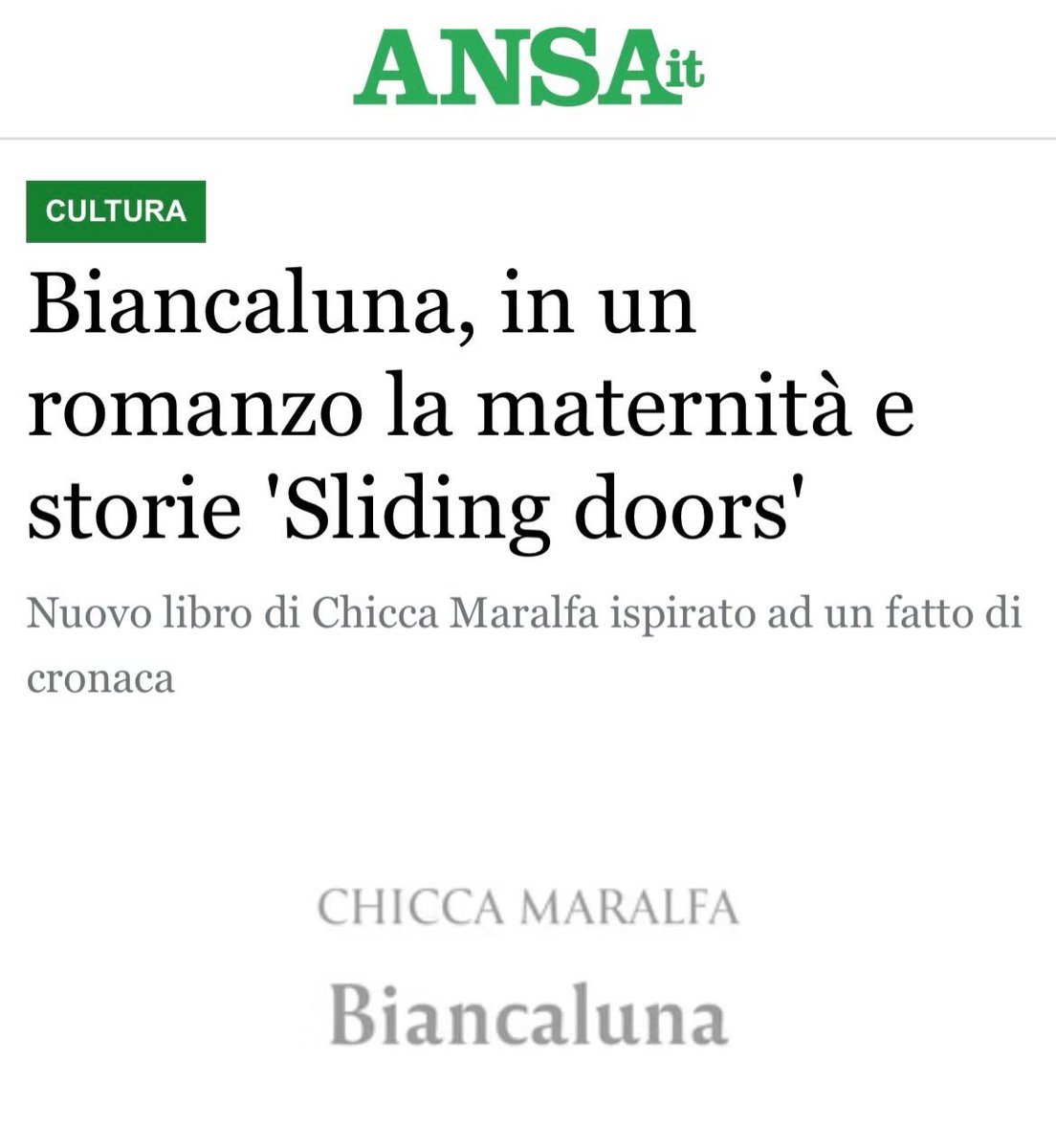 ChicStein's tweet photo. A proposito di #Biancaluna il mio nuovo romanzo. #repubblicabari #corrieredelmezzogiorno #ansa #huffingtonpost #gazzettadelmezzogiorno https://t.co/lkxE6ZS5Mc