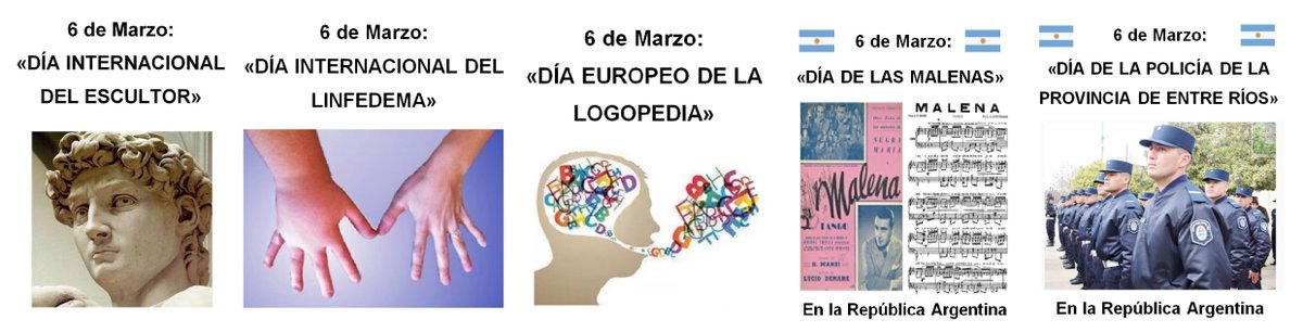 DianaMontanari's tweet image. 📝#Efemérides del 6 de Marzo:👇🏼 
#6m  #6marzo #march6