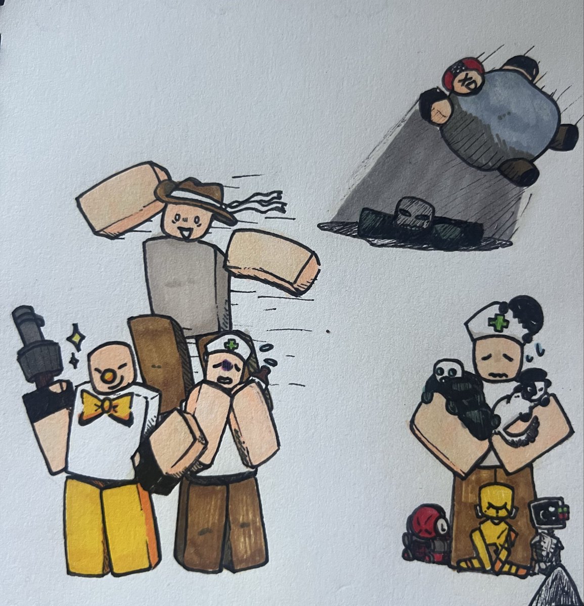 Sarah_TPI's tweet photo. Go my dod doodle dumps 

#SarahTPI #dieofdeath #dod #DieOfDeathroblox #doodles https://t.co/NfsGRaTXv0