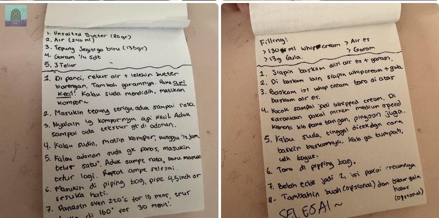 💚 Aku sender yang bikin eclair! Banyap yang minta resep, ini aku drop resep disini yaw 😝 Kalau ada yg kurang jelas, tanya ajh nanti ak jawap! x.com/tanyakanrl/sta…