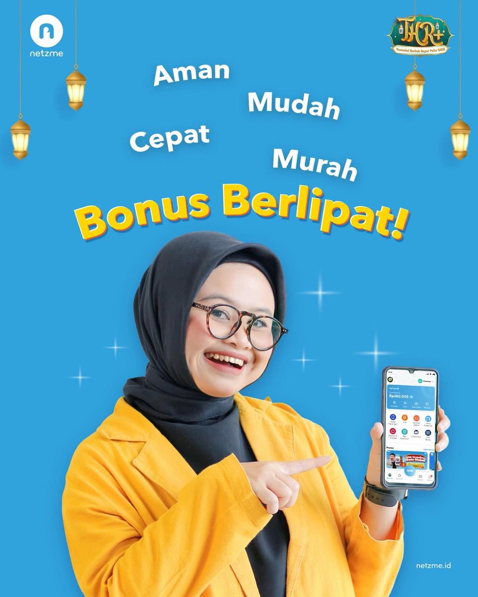 Bayar tagihan, beli pulsa, dan berbagai transaksi lainnya cukup dalam satu aplikasi. Lebih hemat, lebih cepat, dan pastinya lebih untung. 💙

Yuk, mulai transaksinya sekarang dan kumpulkan bonusnya! 📱💰
#netzmepay #bonus