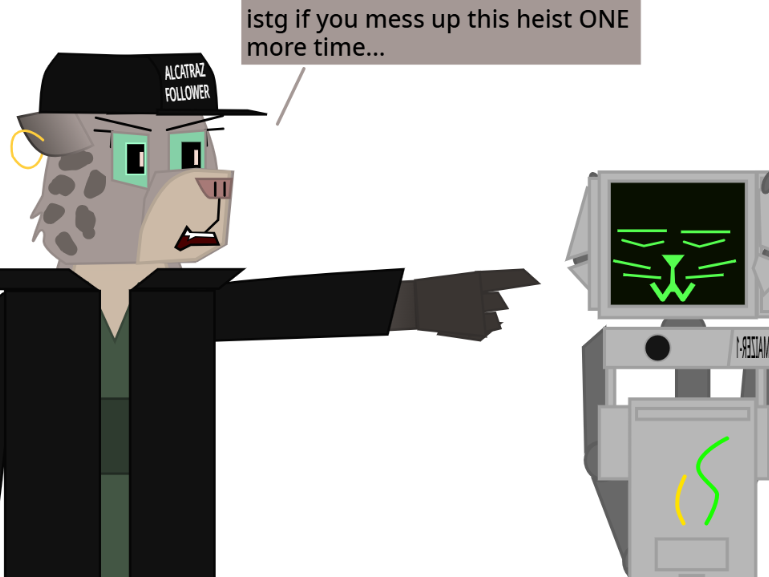 ALCATRAZIANMAN's tweet image. #TBG2 #kittykat  NOOOOOEEEEE (the horror)