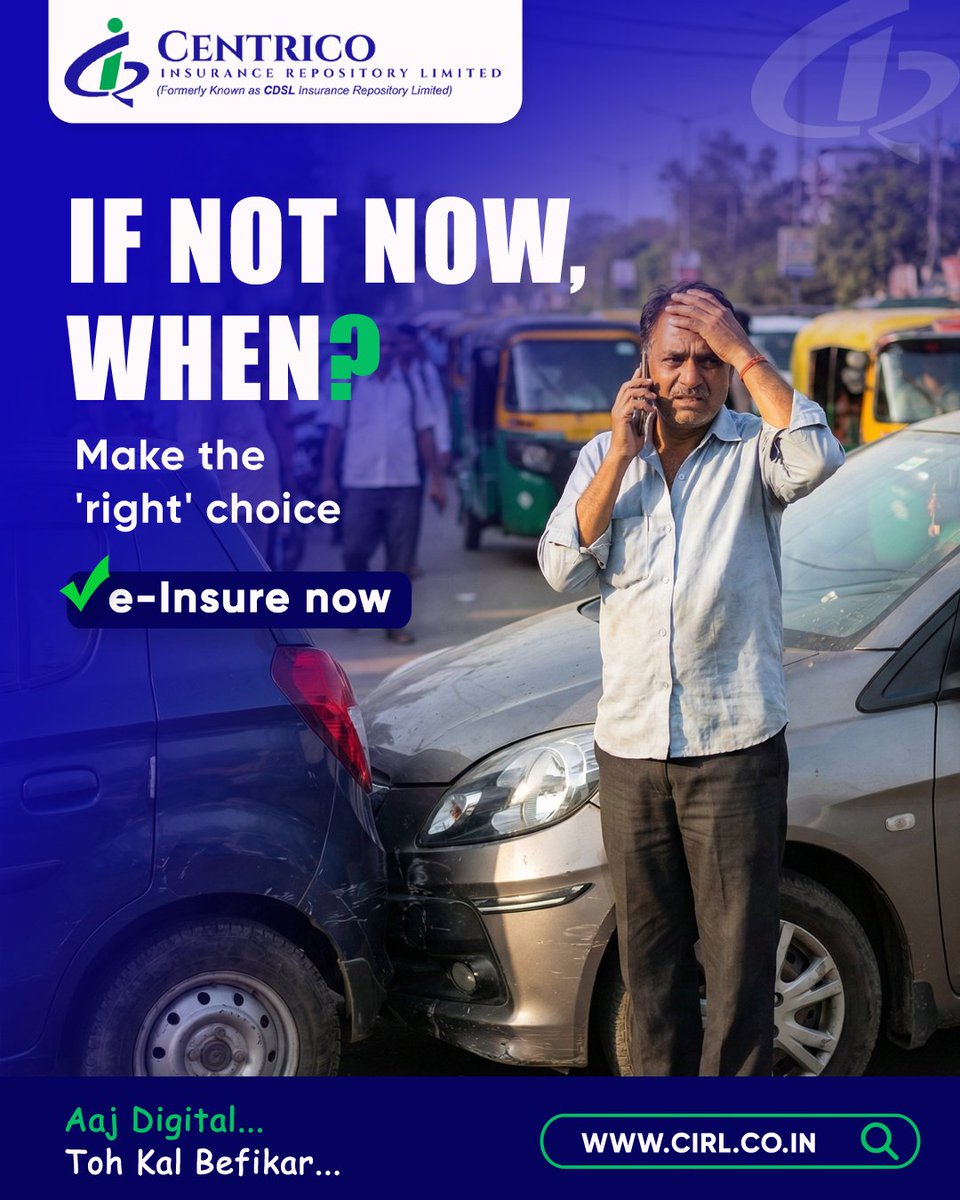 Centrico_IR's tweet image. Taking a small step today can save a lot of stress tomorrow.

Open your FREE CIRL e-Insurance Account:
cirl.co.in/Life

#CIRL #BharatConnect #eInsurance #BikeInsurance #CarInsurance #LifeInsurance #ICICILombard #SBIInsurance #BajajAllianz #TATAAIG #StarHealthInsurance