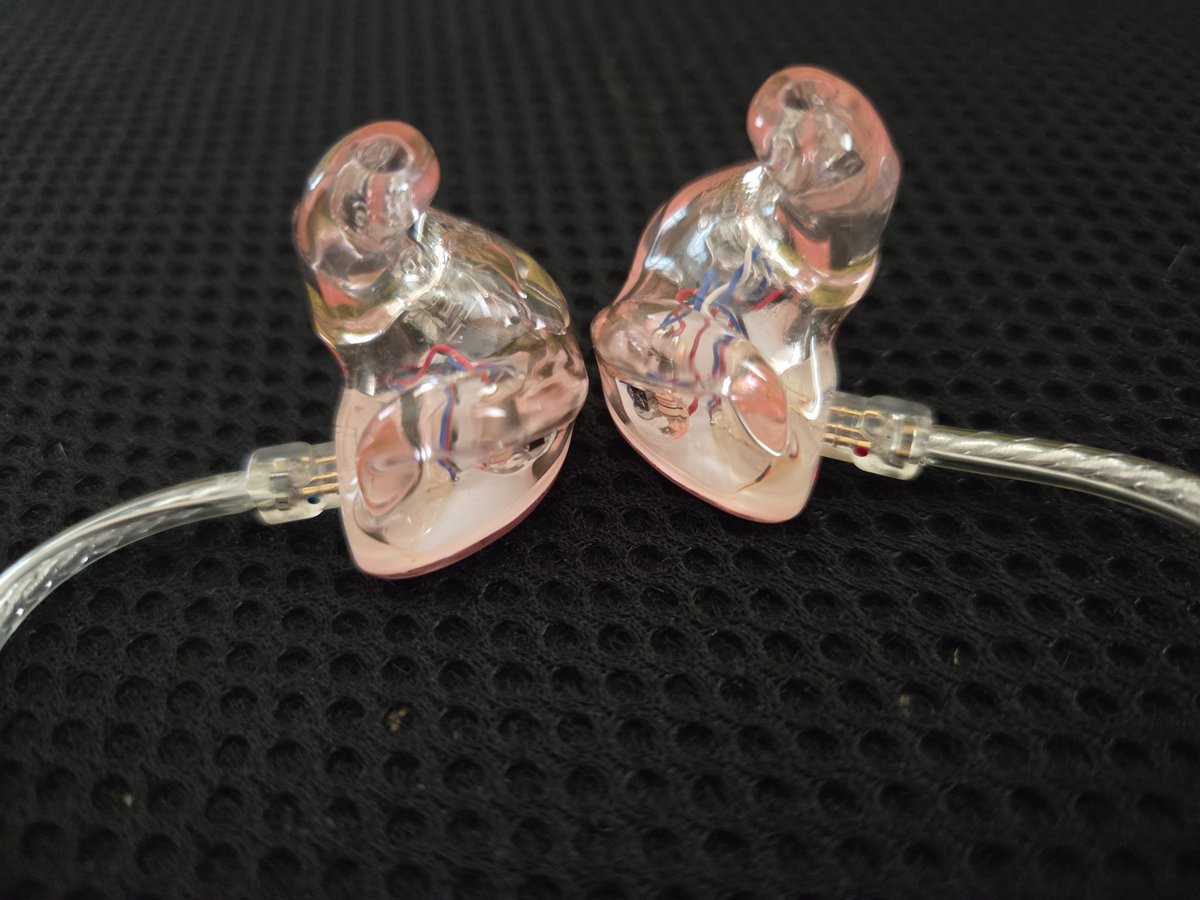 tora_norikamu's tweet image. 遂に！
待ち焦がれていたカスタムIEMのCW-L17QDが届きました！
写真だと分かりにくいですが、シェルカラーをオプションでサクラスノー、桜色にしました🌸綺麗🌸
じっくり聴き込んで楽しみたいと思います🎧

#CanalWorks 
#CWL17QD 
#KANNULTRA
#サガオケ！ 
#純情のアフィリア
#紗々
#MALICEMIZER