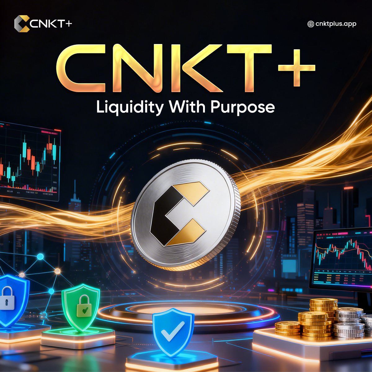 Every CNKT+ trade fuels market activity.
Every stake strengthens long-term stability.
Action meets alignment in one ecosystem.
cnktplus.app

CoinMarketCap: coinmarketcap.com/currencies/coi…                                                     

Coingecko: coingecko.com/en/coins/coinn…