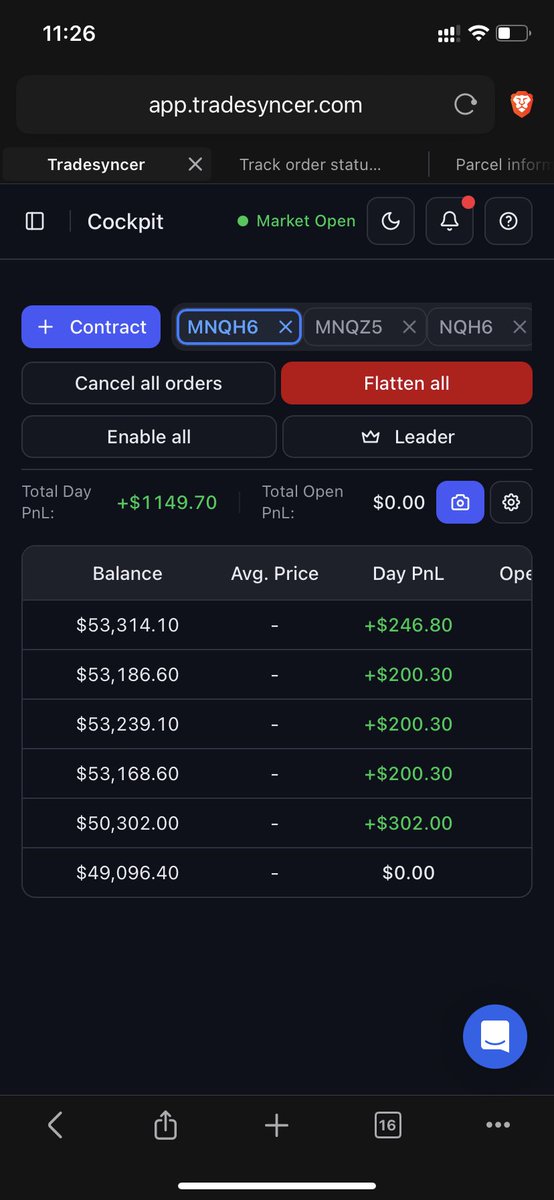AnfAnthony's tweet photo. Okay so green on the day and on the week with the fundeds but it was extremely stressful even plucking this from the market. Because of the war it’s making price action on NQ very hard to navigate. 🐢

Going to stop here and review over weekend. https://t.co/EOyMFdrj6S