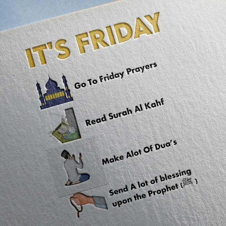 Assalam alaikum 
Juma Kareem