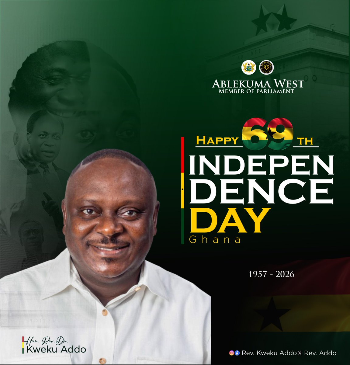 RevKweku's tweet photo. Happy 69th Independence celebration https://t.co/cDph5C8U23