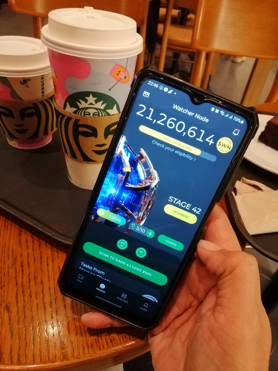 Aponizuma's tweet photo. Watcher's Node at Starbucks - Maple Grove @DeNetPro #WatchersEverywhere https://t.co/BWl56B8G60