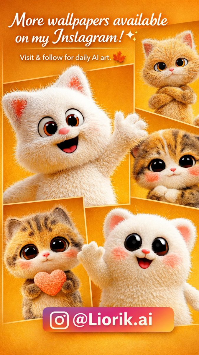 LiorikAi's tweet photo. Soft fluffy vibes and tiny paws ๐พโจ
created by: @LiorikAi ๐
#aiart #aiartist #aiartwork #aigenerated #aicreator #aiillustration #aiimages #cuteart #cutecats #kawaiiart #3dart #LiorikAi #3dcartoon #digitalart #fluffycat #kittylove #adorableart #cuteillustration #wallpaperart https://t.co/rqLxnNWKbT