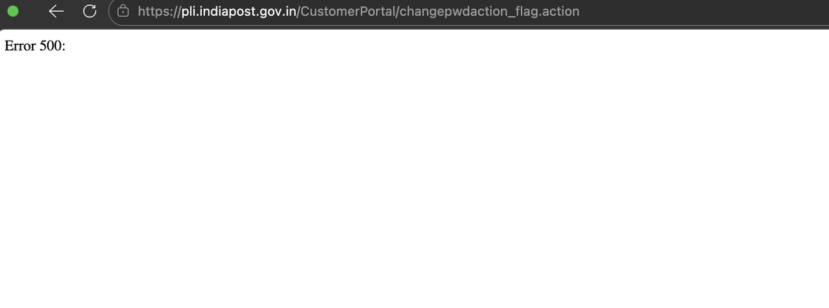 ramnpriya's tweet photo. This is how you should show the error message :) to your user

#Indiapost #pli  #postal https://t.co/yGNoL2nu0n