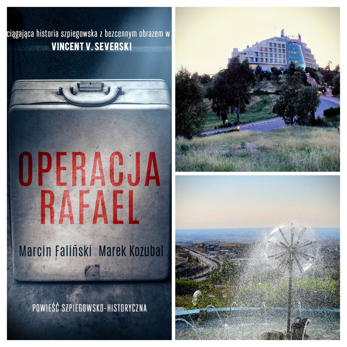 marcinfalinski's tweet photo. Kilka dni temu irański dron zaatakował znany czytelnikom powieści #OperacjaRafael hotel #Khanzad w irackim #Kurdystan niedaleko #Irbil. Czy Irańczycy mieli nieaktualne dane z 2003 r., kiedy z tego hotelu Amerykanie operowali w czasie II wojny w Zatoce Perskiej. https://t.co/p3e6e5nCUy