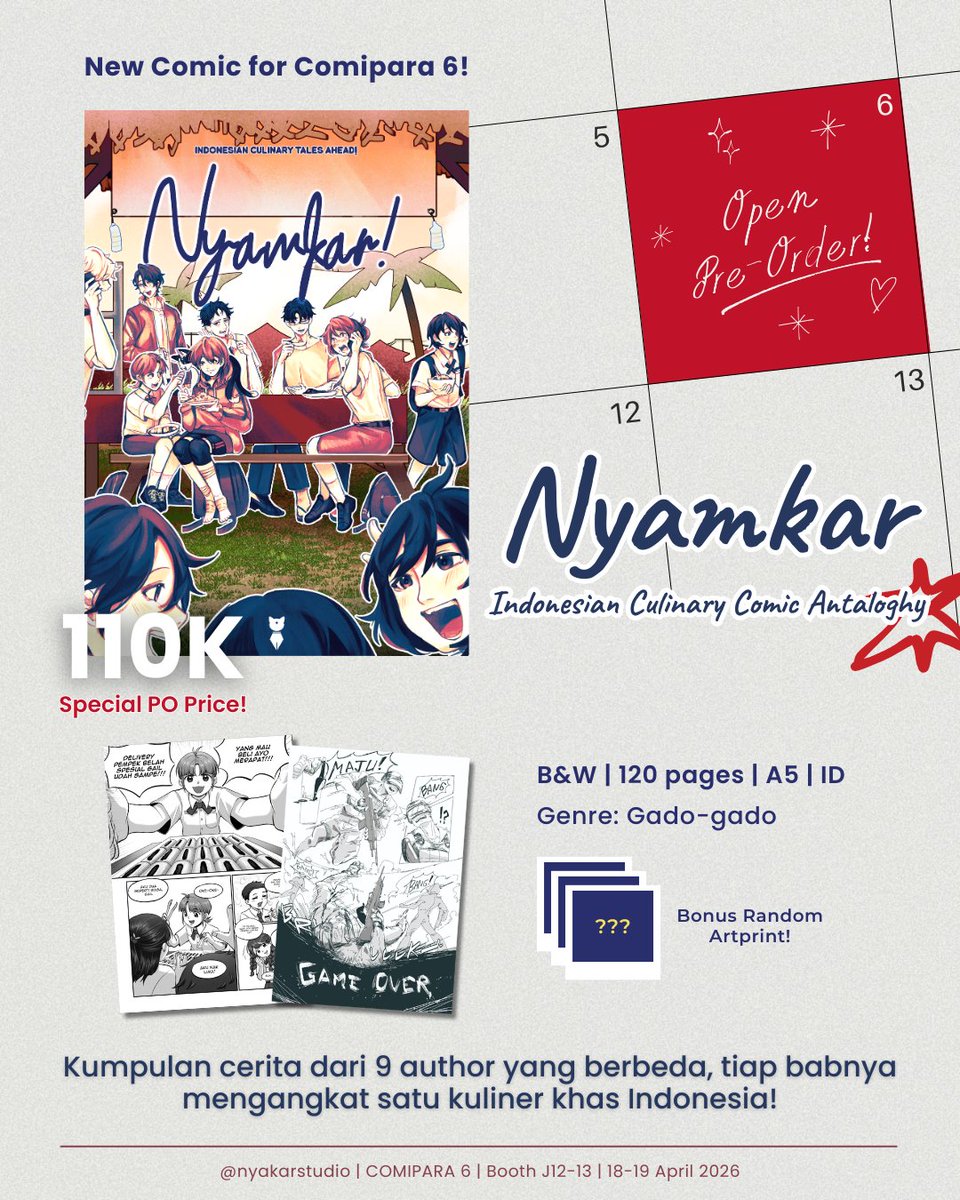 nyachii ✧˖ COMIPARA 6 J12-13 tweet media