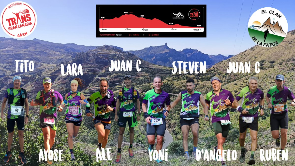 clandelafatiga's tweet photo. Es momento de Marathon es momento de disfrutar del Trail en el mejor escenario Gran Canaria @transgrancanaria . Vamos Fatigueros 💪💜💚
#elclandelafatiga #onir #tiendaskamas #tallerdelgadolasmajadillas https://t.co/VwoBvPQD6g