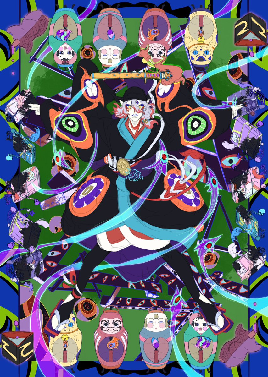 _hirohiiro_'s tweet photo. #モノノ怪_FA https://t.co/p4rNcdNg0y