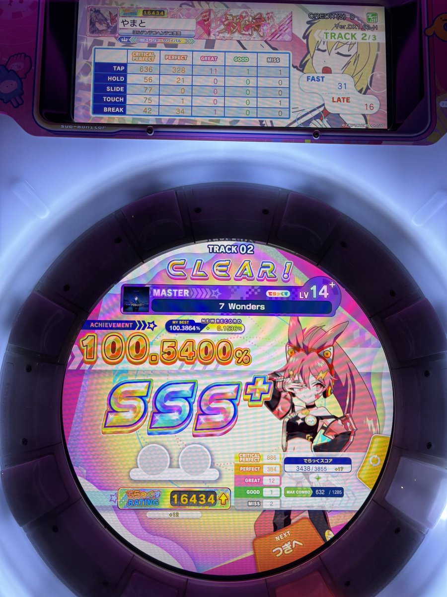 7Wonders 鳥プラ😉😉😉

連奏見た目によらずバカきついっす