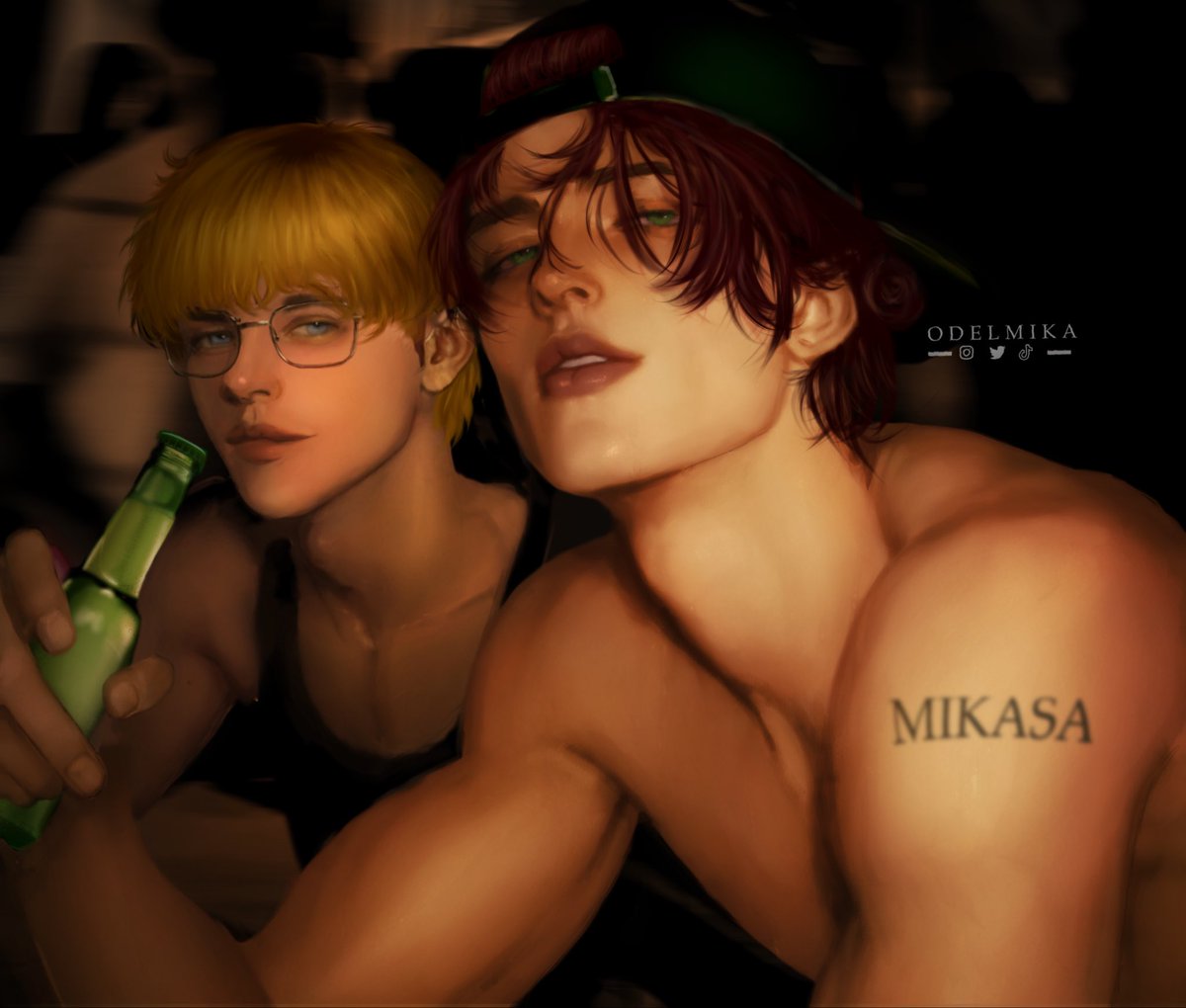 odelmika's tweet photo. Frat Eren x Nerd Armin 

#ErenJaeger #frateren #arminarlert #nerdarmin #aot #fanart #snk https://t.co/WzM4aFjmxA