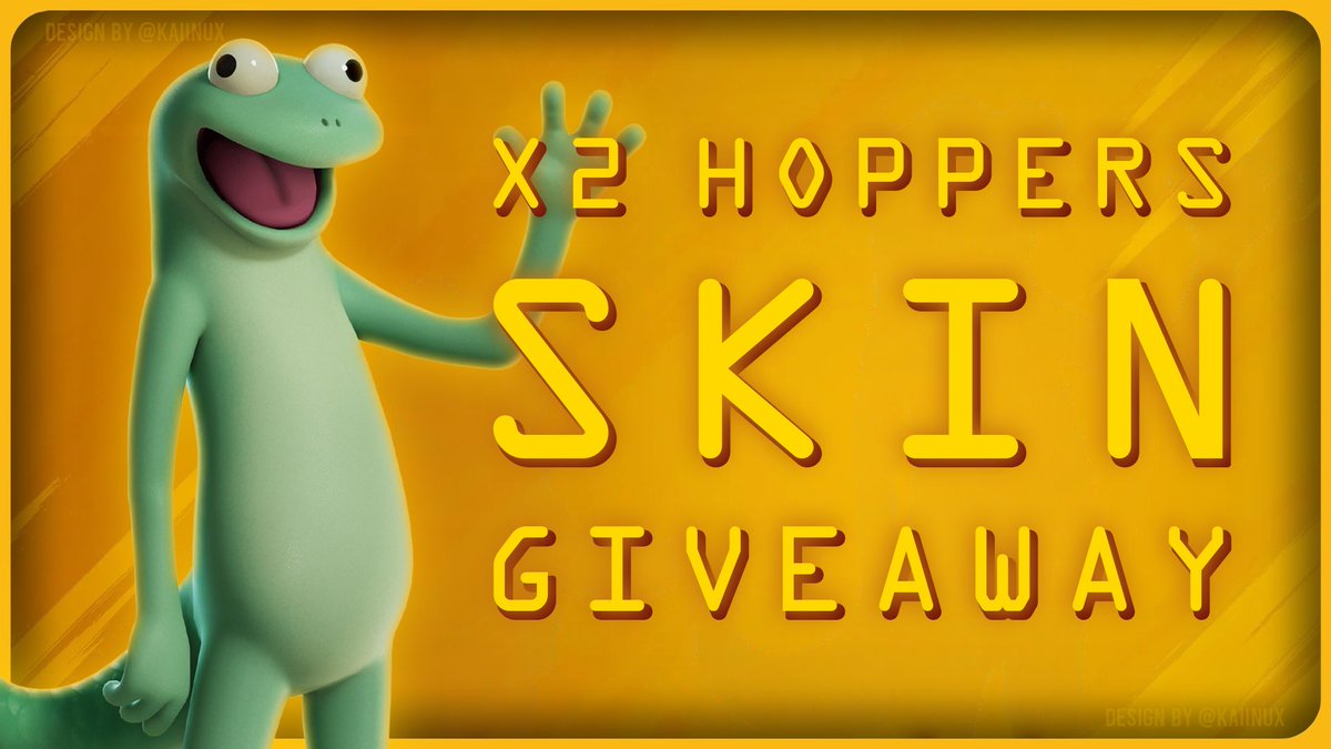 🦎 Hoppers Skin Giveaway 🦎

🏆 2 WINNERS 🏆

To Enter:
🖤 Follow <a href="/InsoIsHere/">Inso</a> &amp; <a href="/lolbrandon_/">𝒷𝓇𝒶𝓃𝒹𝑜𝓃 👻🖤</a>
❤️ Like &amp; Repost ♻️
🦎 Tag some friends and comment what animal you’d swap with 

✨ Ends in 48 hours. Good luck!

Optional: Please consider using codes InsoIsHere and lolbrandon to