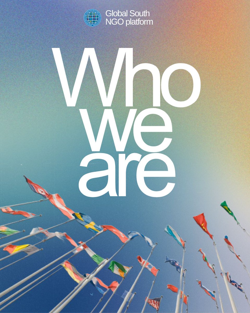globalsouthngo's tweet photo. Who we are 🌍

A growing platform connecting communities and amplifying voices of NGOs across the Global South. 🤝

We foster dialogue, collaboration, and shared solutions for an inclusive global future.🌱

#whoweare #gsnp #globalsouth #ngo #fyp https://t.co/bJB8cDrmp3