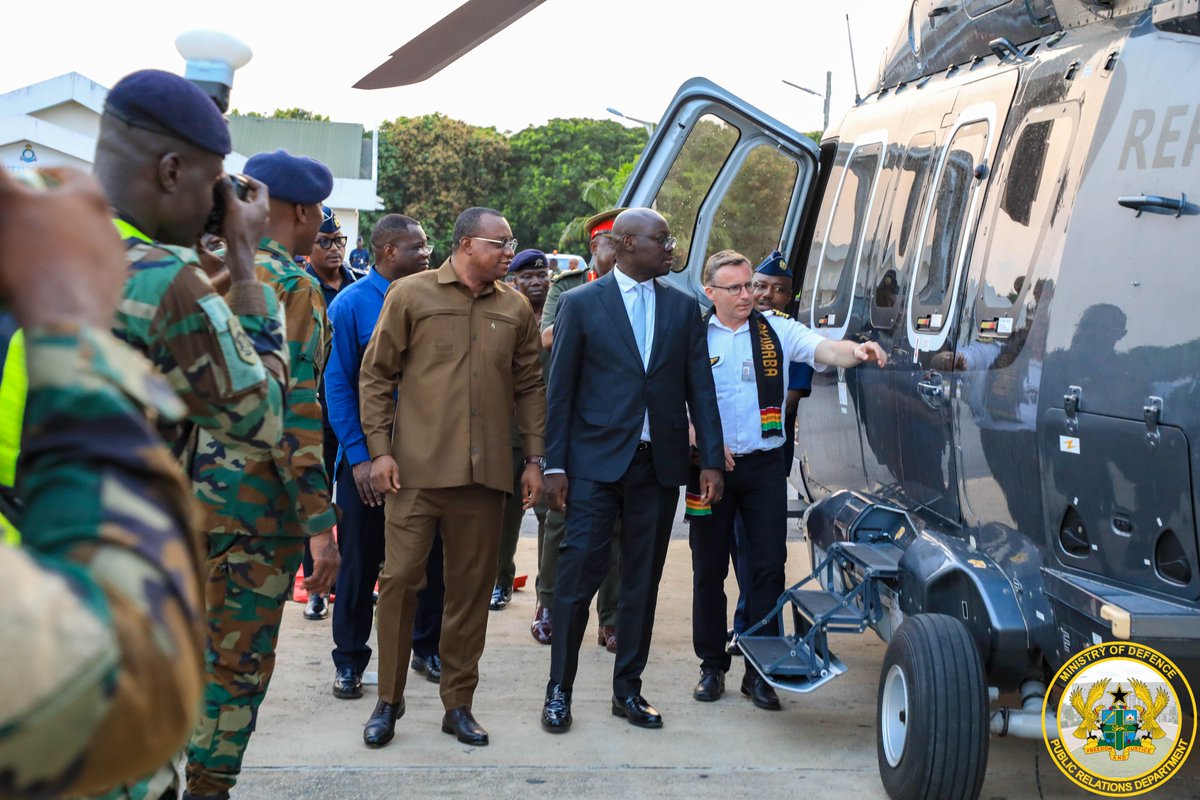 modghana's tweet photo. The Government of Ghana has acquired a new Airbus H175 helicopter from France to strengthen the operational capabilities of the Ghana Air Force. https://t.co/1AqhCkppUs
