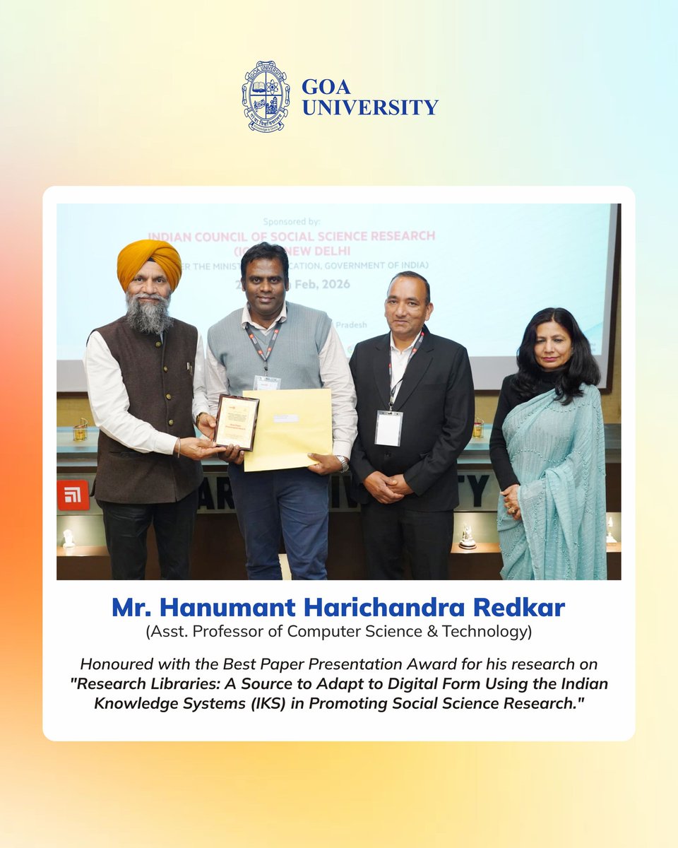 Goa University tweet media