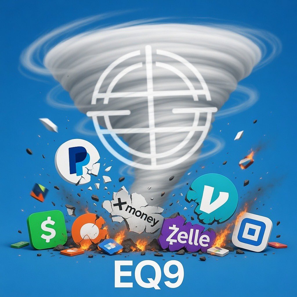 #EQ9 > #XMoney IYKYK 👀 
<a href="/EQ9_Official/">EQ9</a> 🫴🔵