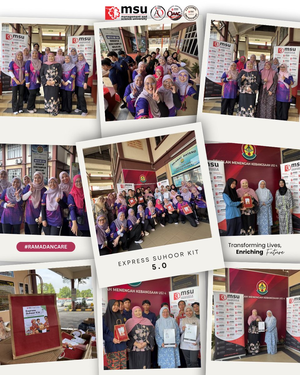 msu_AO's tweet photo. ✨Express Suhoor Kit 5.0✨

📍SMK USJ 4
📅 4 March 2026

Together, we share care and support with the community 🤍

#MSUIhyaRamadan #MSUMalaysia #RamadanCare https://t.co/eJCxJxA9zp