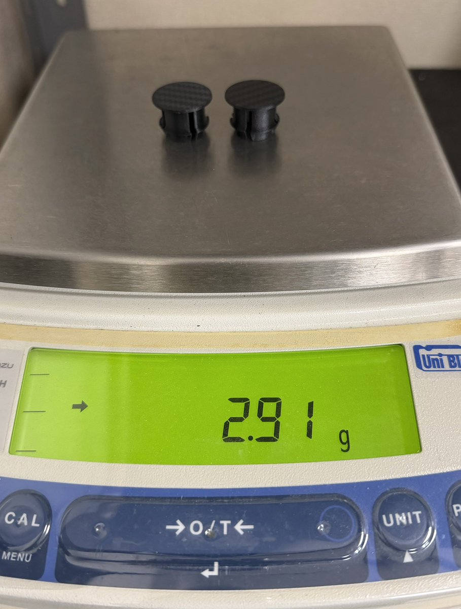 世界最軽量バーエンドキャップ
作った(知人が)