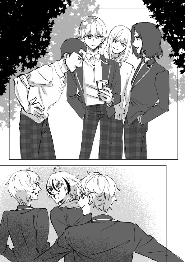 fake 学パロ 