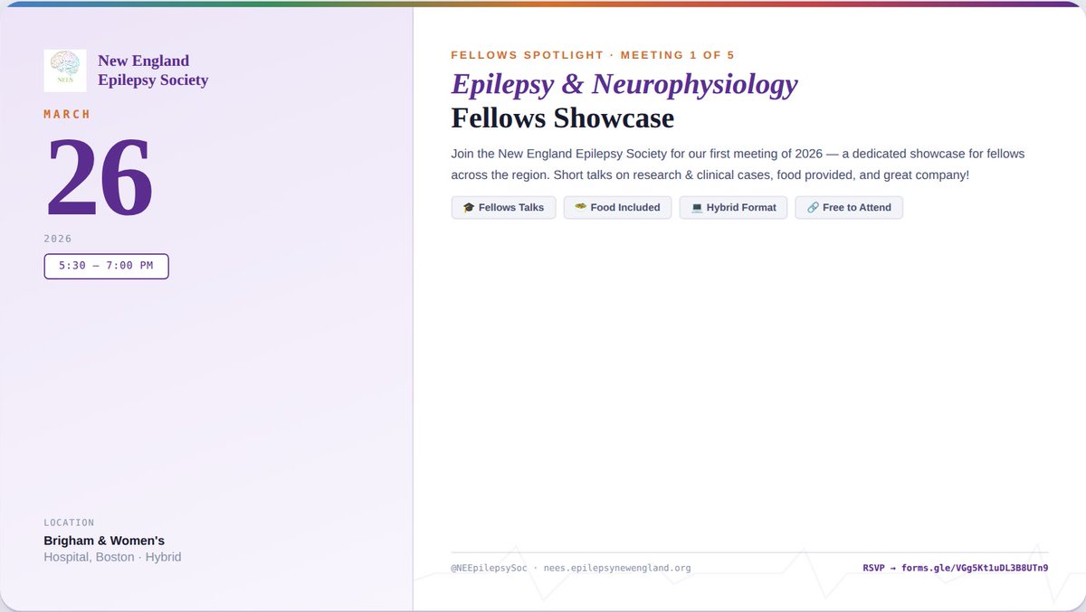 New England Epilepsy Society tweet media